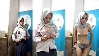 Hijab SMA Pulang Sekolah Bugil>